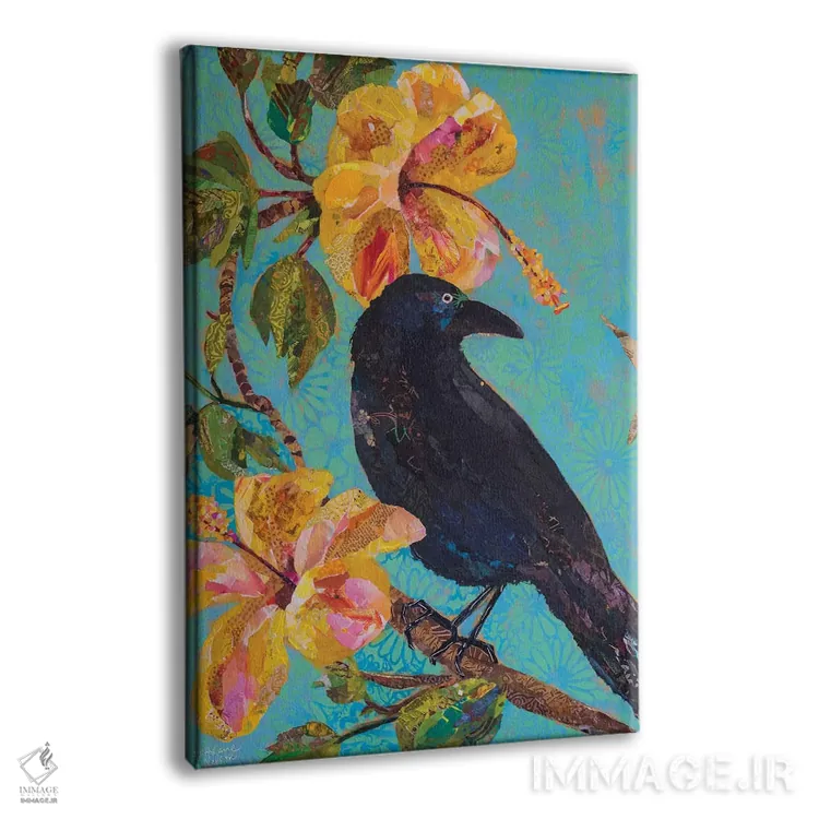 تابلو دکوراتیو پرنده هاوایی ۱ اثر الیزابت سن هیلر - نمای پرسپکتیو محصول