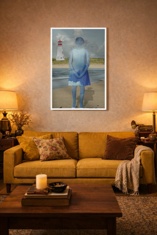 تابلو دکوراتیو راه پیمای ابرها اثر دیاندرا لی - D3W