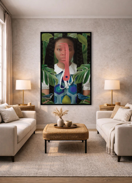 تابلو دکوراتیو رشد طبیعی اثر دیاندرا لی - D2B