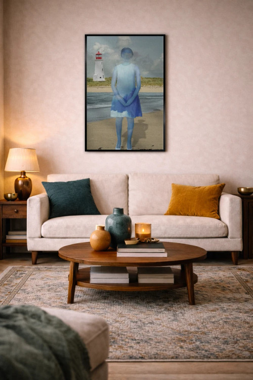 تابلو دکوراتیو راه پیمای ابرها اثر دیاندرا لی - D5B