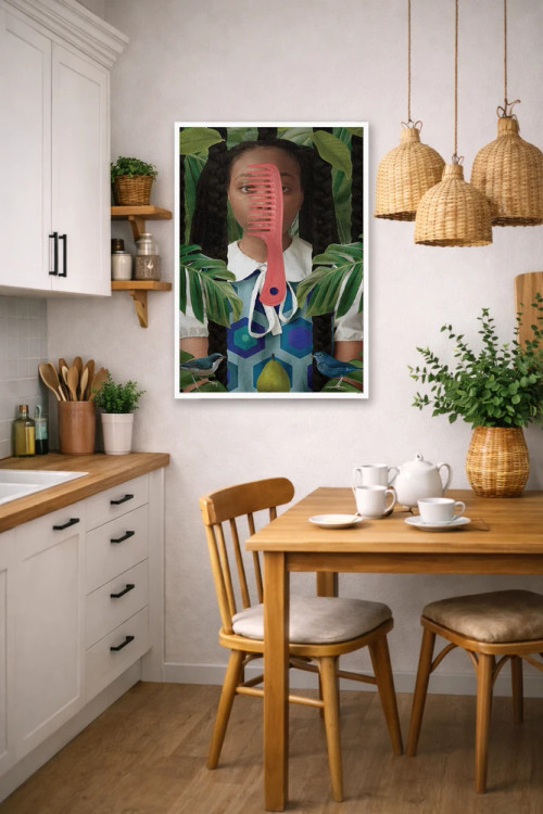 تابلو دکوراتیو رشد طبیعی اثر دیاندرا لی - D6W