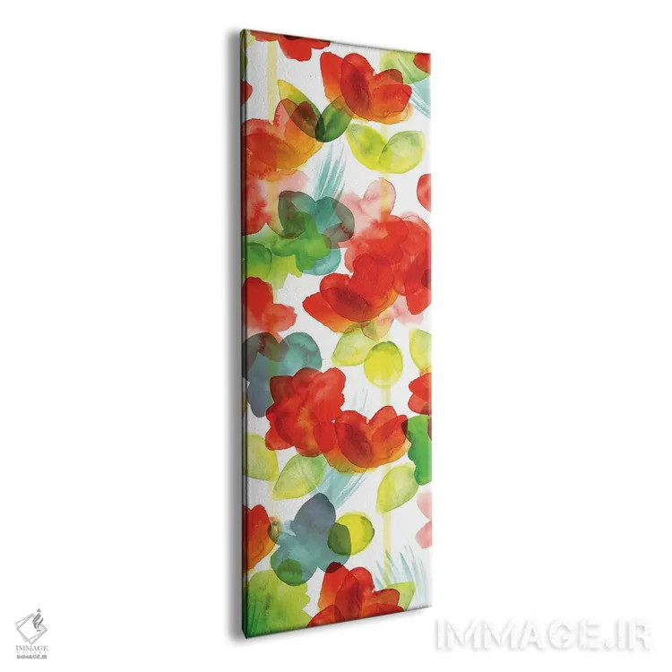 تابلو انتزاعی پنل گل های گرمسیری I اثر نوردرن لایتس - نمای پرسپکتیو محصول