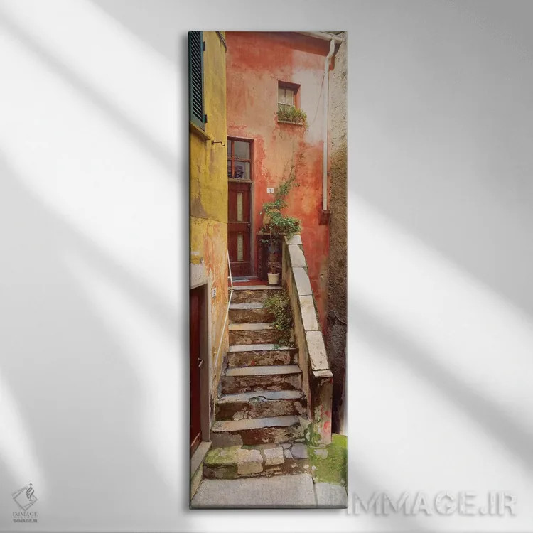 تابلو دکوراتیو Tellaro, Italy II,تلارو روستایی، تلارو، ایتالیا اثر جیم نیلسن - نمای روبهرو روی دیوار