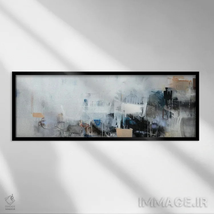 تابلو دکوراتیو بر من بدرخش اثر استودیو بی - نمای قابدار مشکی