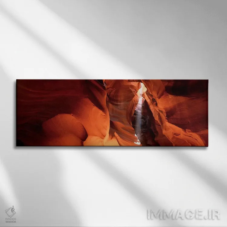 تابلو دکوراتیو Antelope Canyon, Arizona, USA,تابش پرتو نور خورشید، دره… اثر پانورامیک ایمجز - نمای روبهرو روی دیوار