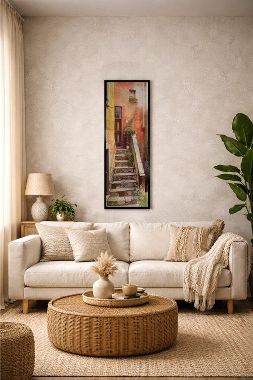 تابلو دکوراتیو Tellaro, Italy II,تلارو روستایی، تلارو، ایتالیا اثر جیم نیلسن - D2B