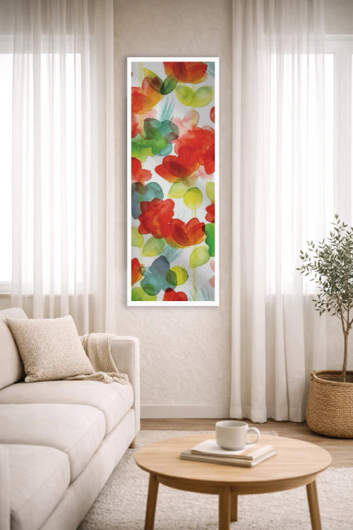 تابلو انتزاعی پنل گل های گرمسیری I اثر نوردرن لایتس - D3W