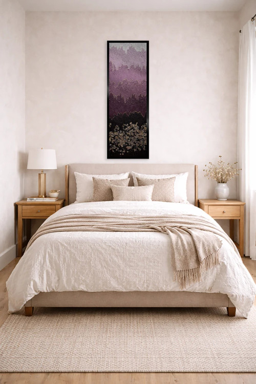 تابلو انتزاعی مه آلود اثر ندا خطیب - D5B