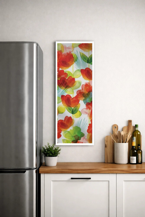 تابلو انتزاعی پنل گل های گرمسیری II اثر نوردرن لایتس - D4W