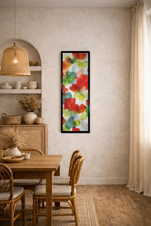 تابلو انتزاعی پنل گل های گرمسیری I اثر نوردرن لایتس - D4B