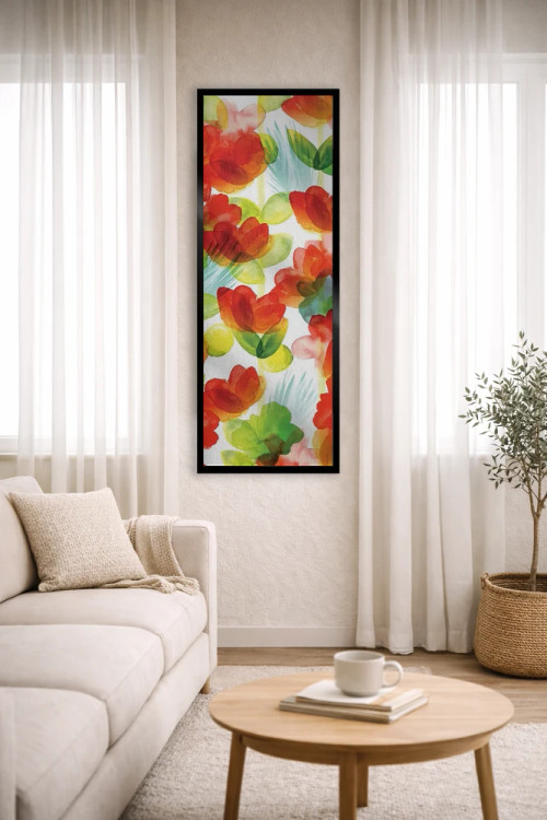 تابلو انتزاعی پنل گل های گرمسیری II اثر نوردرن لایتس - D5B