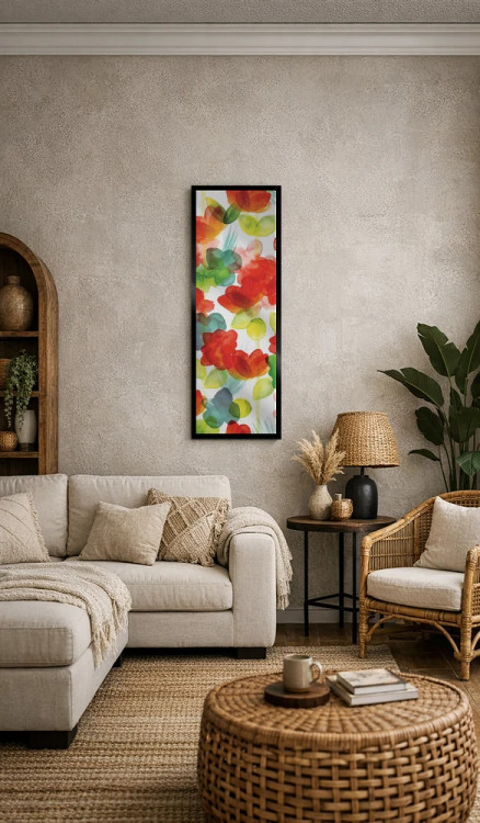 تابلو انتزاعی پنل گل های گرمسیری I اثر نوردرن لایتس - D6B