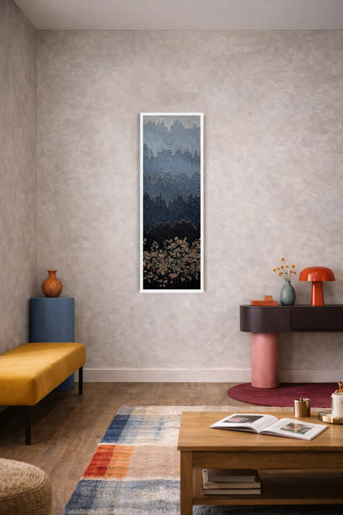 تابلو انتزاعی مه آلود اثر ندا خطیب - D5W