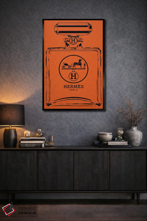 تابلو دکوراتیو هرمس مشکی اثر فرانک آموروسو - D2B