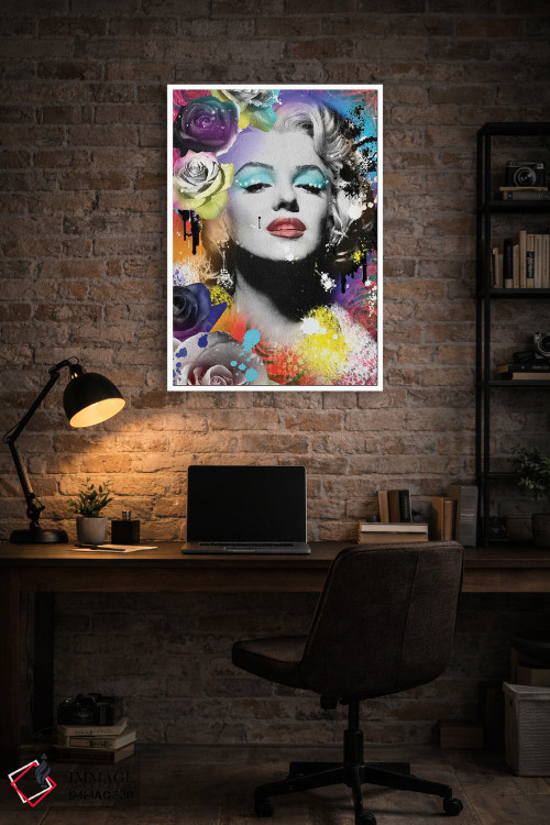 تابلو دکوراتیو مرلین مونرو اثر فرانک آموروسو - D2W