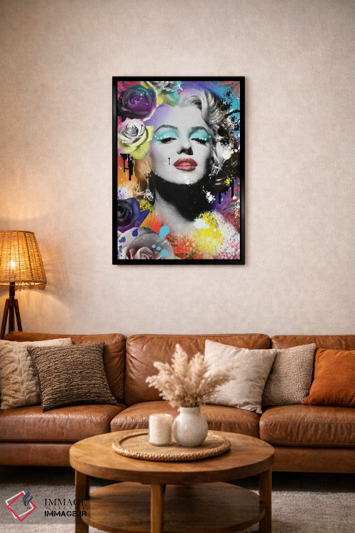 تابلو دکوراتیو مرلین مونرو اثر فرانک آموروسو - D3B