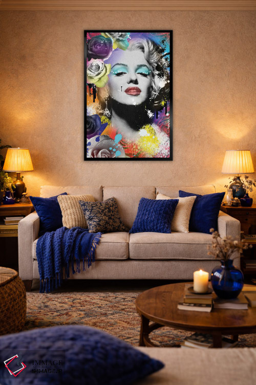 تابلو دکوراتیو مرلین مونرو اثر فرانک آموروسو - D5B