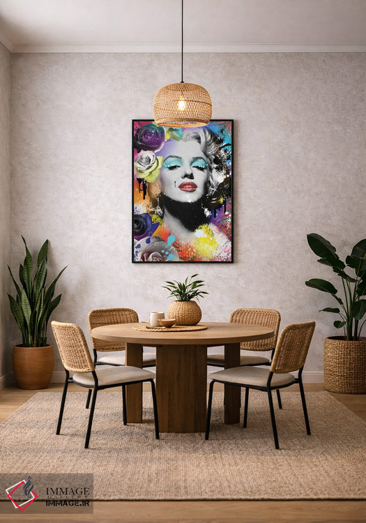 تابلو دکوراتیو مرلین مونرو اثر فرانک آموروسو - D4B