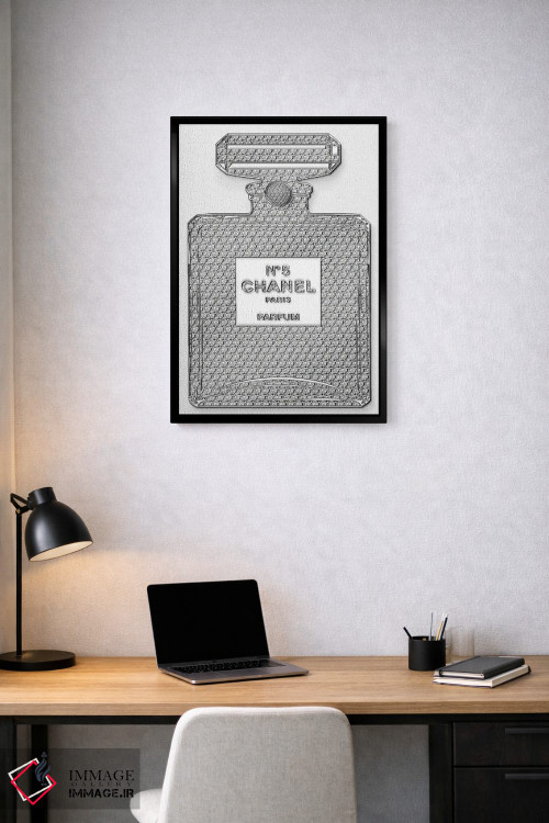 تابلو دکوراتیو بطری شنل اثر فرانک آموروسو - D2B