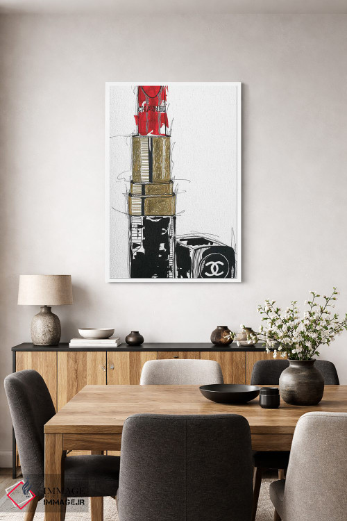 تابلو دکوراتیو شانل روژ اثر فرانک باندا - D3W