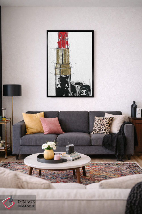 تابلو دکوراتیو شانل روژ اثر فرانک باندا - D4B