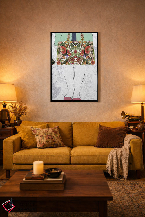 تابلو دکوراتیو الهام بخش اثر فایو بای فایو کالکتیو - D3B