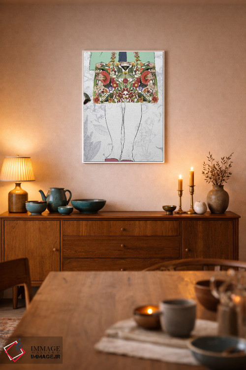 تابلو دکوراتیو الهام بخش اثر فایو بای فایو کالکتیو - D6W