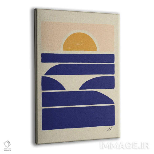 تابلو مینیمال ادامه بده بیار اثر فابیان لاواتر - نمای پرسپکتیو محصول