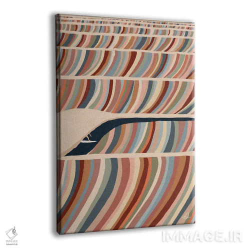 تابلو مینیمال سایه اثر فابیان لاواتر - نمای پرسپکتیو محصول