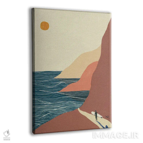 تابلو مینیمال کاوش اثر فابیان لاواتر - نمای پرسپکتیو محصول