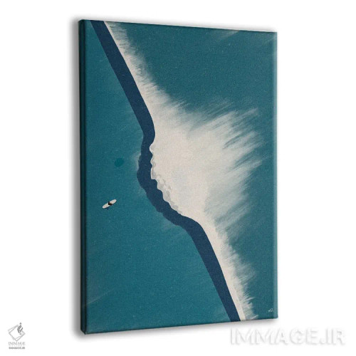 تابلو مینیمال دوشنبه ها اثر فابیان لاواتر - نمای پرسپکتیو محصول