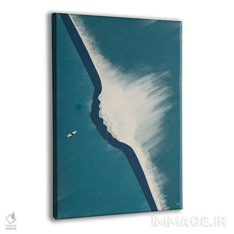 تابلو مینیمال دوشنبه ها اثر فابیان لاواتر - نمای پرسپکتیو محصول