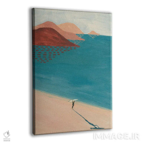 تابلو مینیمال به آن عادت نخواهم کرد اثر فابیان لاواتر - نمای پرسپکتیو محصول