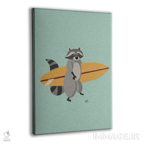 تابلو دکوراتیو راکن موج سوار اثر فابیان لاواتر - نمای پرسپکتیو محصول