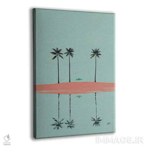 تابلو مینیمال بازتاب اثر فابیان لاواتر - نمای پرسپکتیو محصول