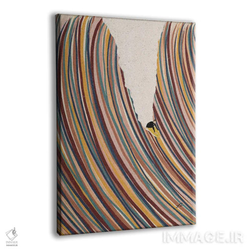 تابلو دکوراتیو پرش تند اثر فابیان لاواتر - نمای پرسپکتیو محصول