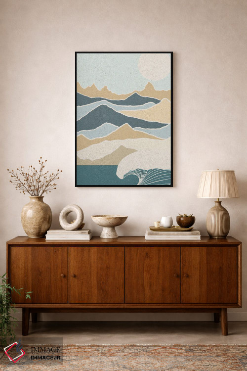 تابلو مینیمال آرام اثر فابیان لاواتر - D2B