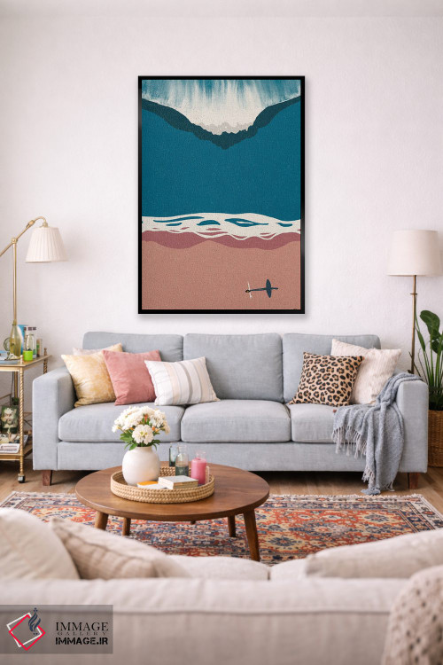 تابلو مینیمال بازی ذهنی اثر فابیان لاواتر - D2B