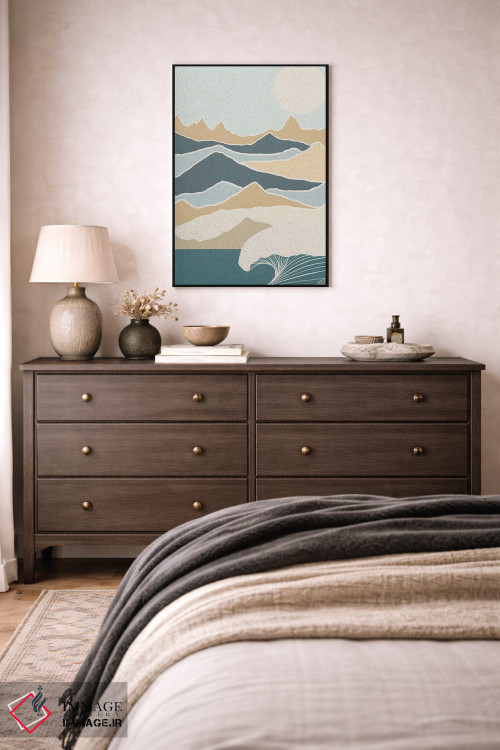 تابلو مینیمال آرام اثر فابیان لاواتر - D4B