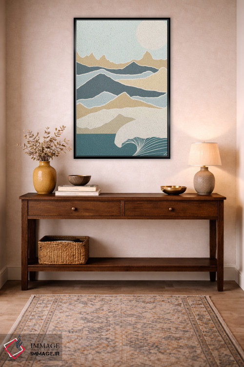 تابلو مینیمال آرام اثر فابیان لاواتر - D5B