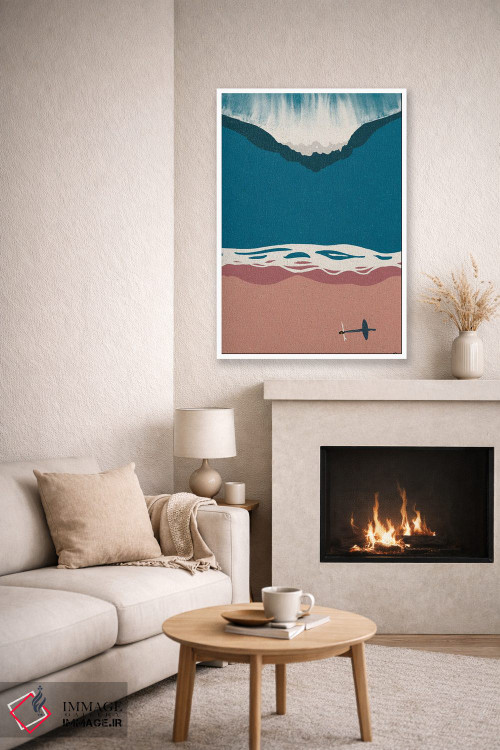 تابلو مینیمال بازی ذهنی اثر فابیان لاواتر - D6W