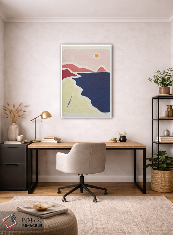 تابلو مینیمال راه برو و نفس بکش اثر فابیان لاواتر - D2W