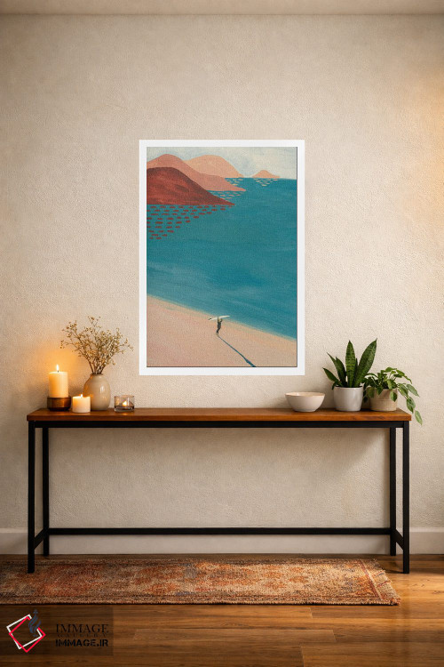 تابلو مینیمال به آن عادت نخواهم کرد اثر فابیان لاواتر - D3W