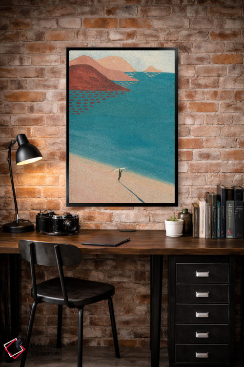 تابلو مینیمال به آن عادت نخواهم کرد اثر فابیان لاواتر - D4B