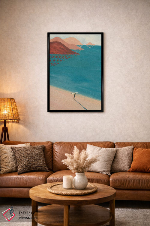 تابلو مینیمال به آن عادت نخواهم کرد اثر فابیان لاواتر - D5B