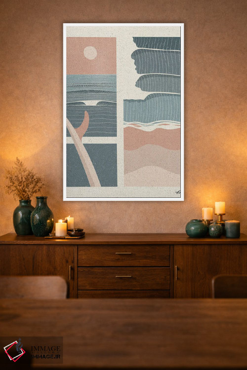 تابلو مینیمال روزهای تابستانی اثر فابیان لاواتر - D2W