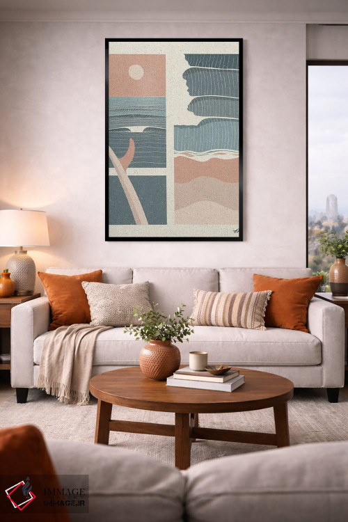 تابلو مینیمال روزهای تابستانی اثر فابیان لاواتر - D3B