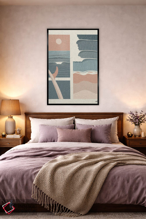 تابلو مینیمال روزهای تابستانی اثر فابیان لاواتر - D4B