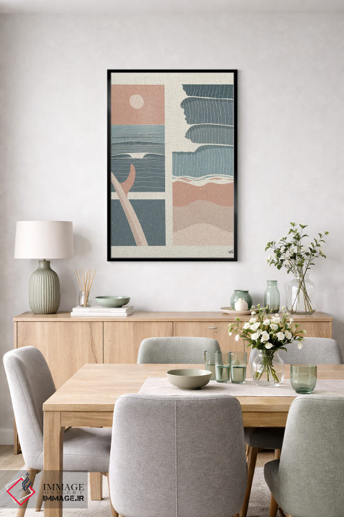 تابلو مینیمال روزهای تابستانی اثر فابیان لاواتر - D6B