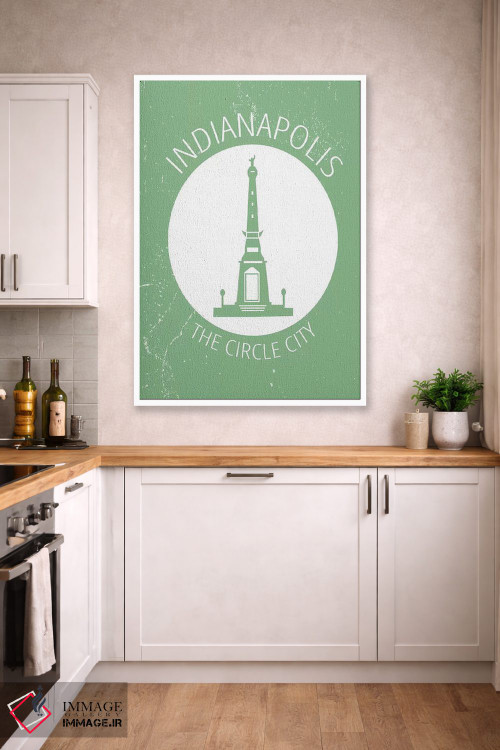 تابلو مینیمال ایندی، دایره اثر فلای گرافیکس - D2W